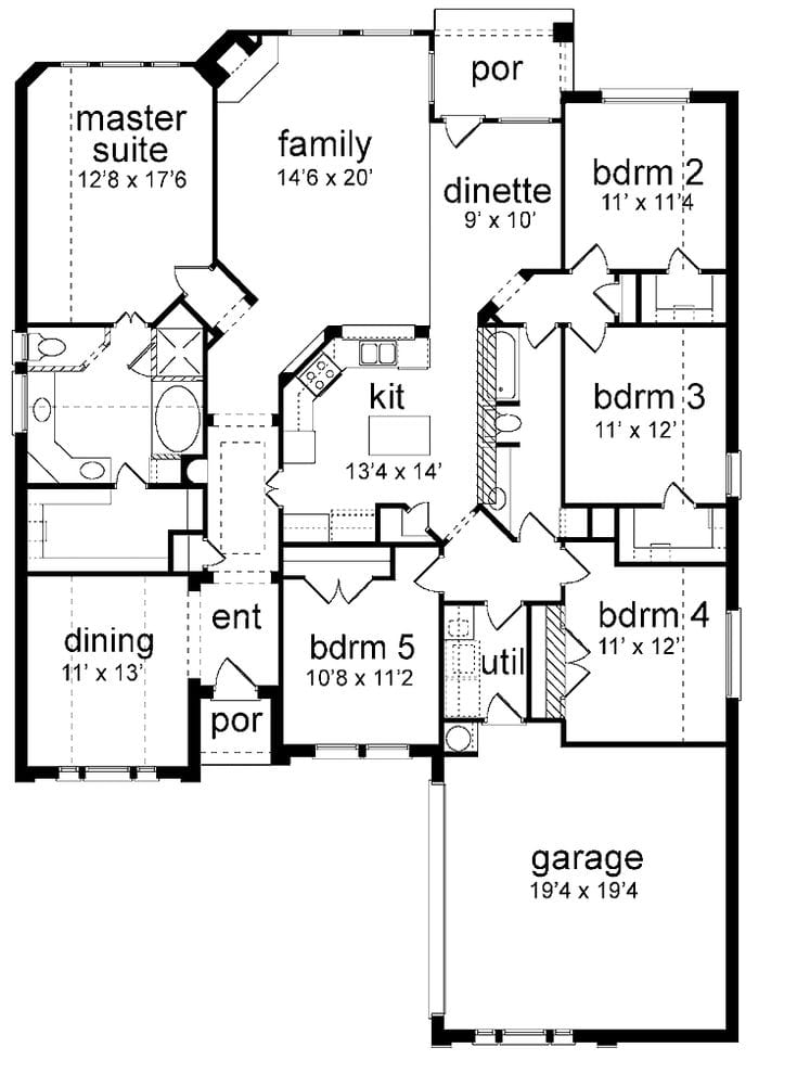 10 Inspiring 5 Bedroom House Plans Designs And Layouts In 2023 Tuko co ke - House Plans Five Bedroom Master On Main Floor