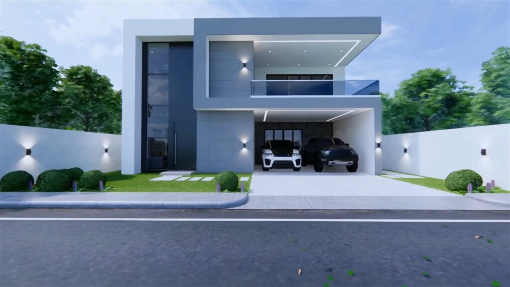 12m X 17m Modern House Plan 6 Bedroom Home Plans With Etsy - House Floor Plans With Six Bedrooms