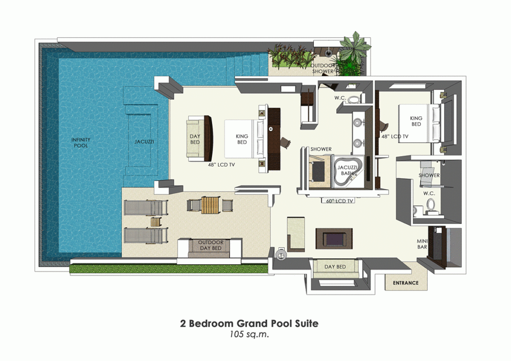 16 Pool House Plans With Bedroom Ideas Architecture Plans - Https Www.luxuryhousedesign.us 2 2-bedroom-pool-house-floor-plans