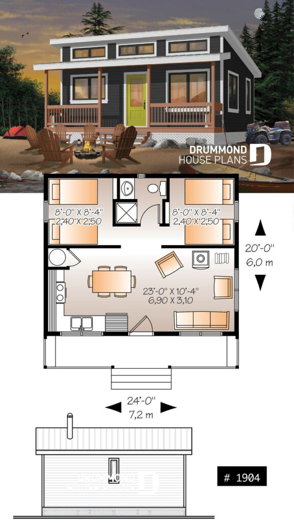 2 Bed Tiny Houses Floor Plans House Plans - 2 Bedroom Tiny Houses Floor Plans