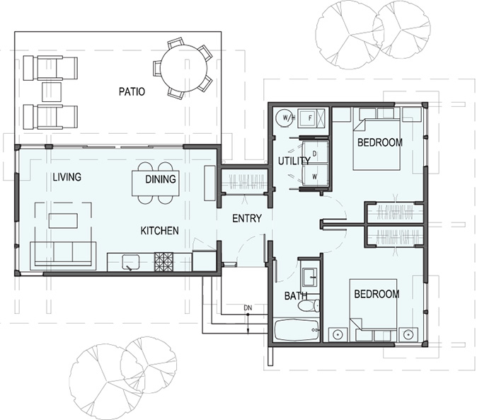 2 Bedroom Guest House Floor Plans A Guide For Homeowners House Plans - 2 Bedroom Guest House Great Room Floor Plans