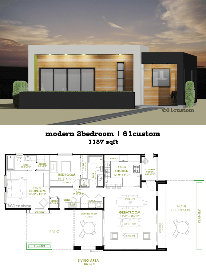 2 Bedroom House Plans Open Floor Plan Pdf Floor Roma - 2 Bedroom Floor Plan House