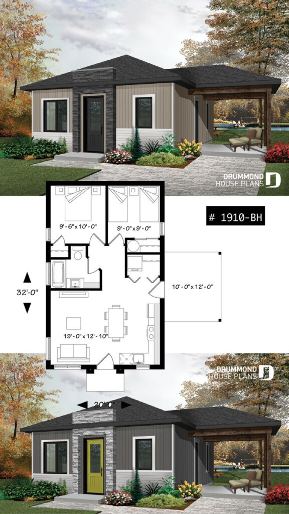 2 Bedroom Tiny House Floor Plans A Guide House Plans - Two Bedroom Tiny House Floor Plans