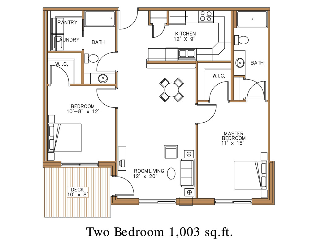 2 Room Floor Plan Floorplans click - 2 Bedroom 1 Floor House Plans