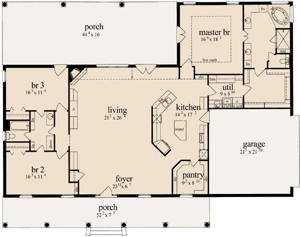 23 House Plans Split Bedroom Open Floor Plan House Plan Concept  - House Plans Open Floor Plans Split Bedrooms