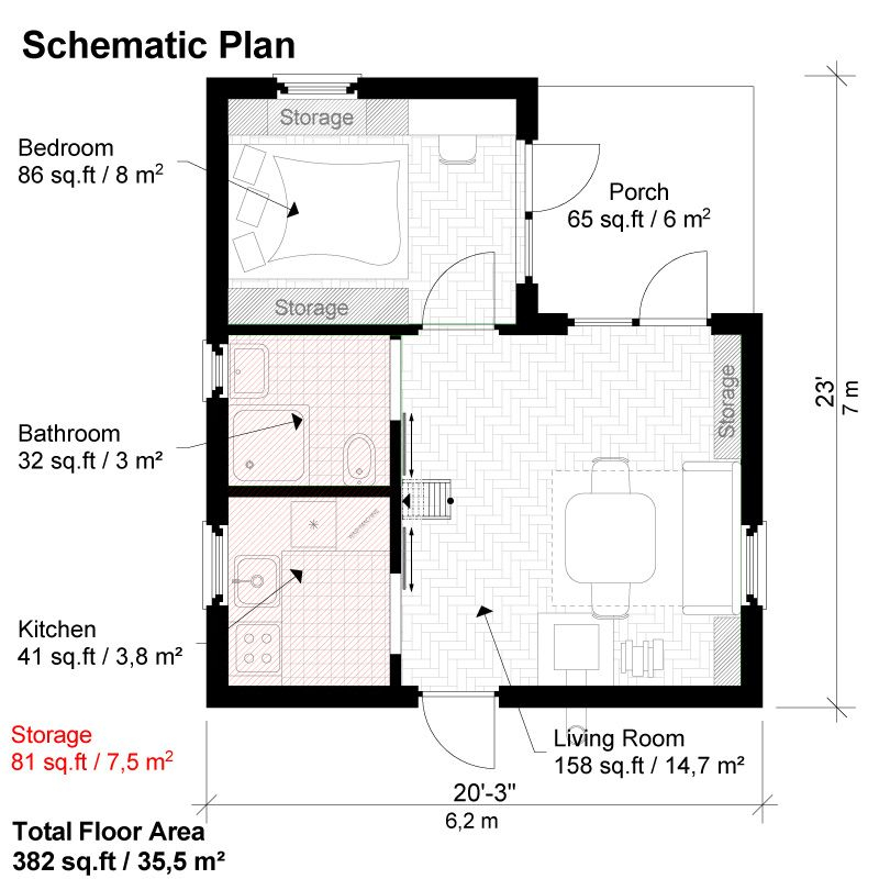 25 Floor Plan For 1 Bedroom House - One Bedroom Old House Floor Plan