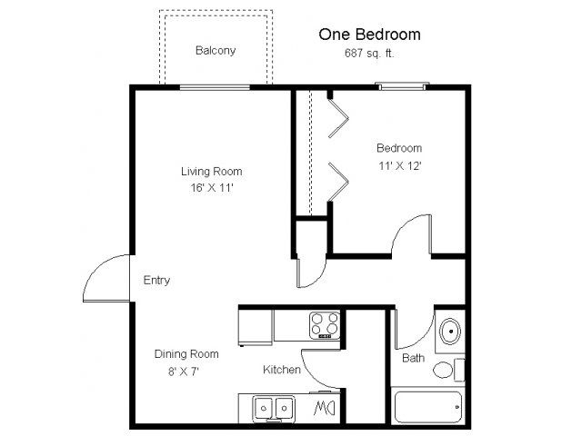 25 New House Plan 1 Bedroom House Plans Open Floor Plan - Open Floor Plan 1 Bedroom House Plans