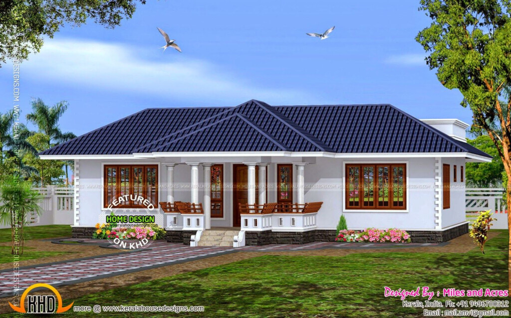 26 Traditional 4 Bedroom Single Floor House Plans Kerala Style Info - 4 Bedroom House Plans In Kerala Single Floor