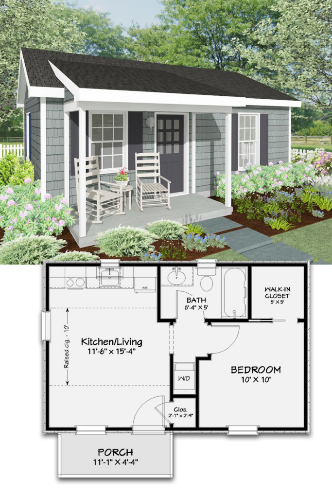 27 Adorable Free Tiny House Floor Plans Artofit - Tiny House Floor Plans Single Floor 2 Bedroom Free