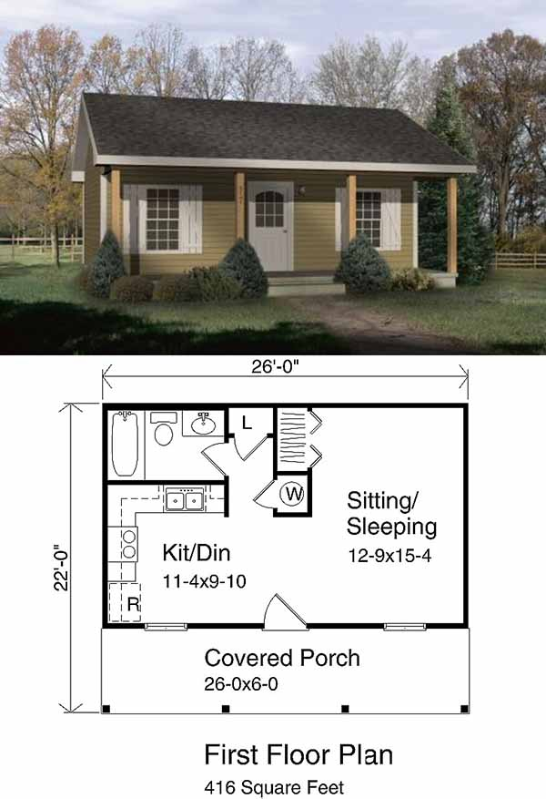 27 Adorable Free Tiny House Floor Plans Craft Mart - Tiny House Floor Plan Without Bedroom