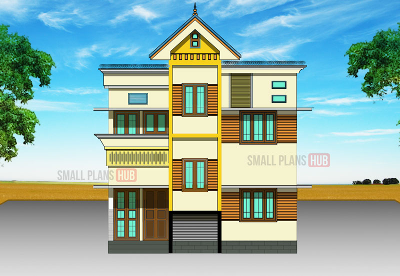 3 Bedroom 2 Floor House Plans Kerala 1000 Sq Ft Floor Roma - 3 Bedroom 2 Floor House Plan Kerala