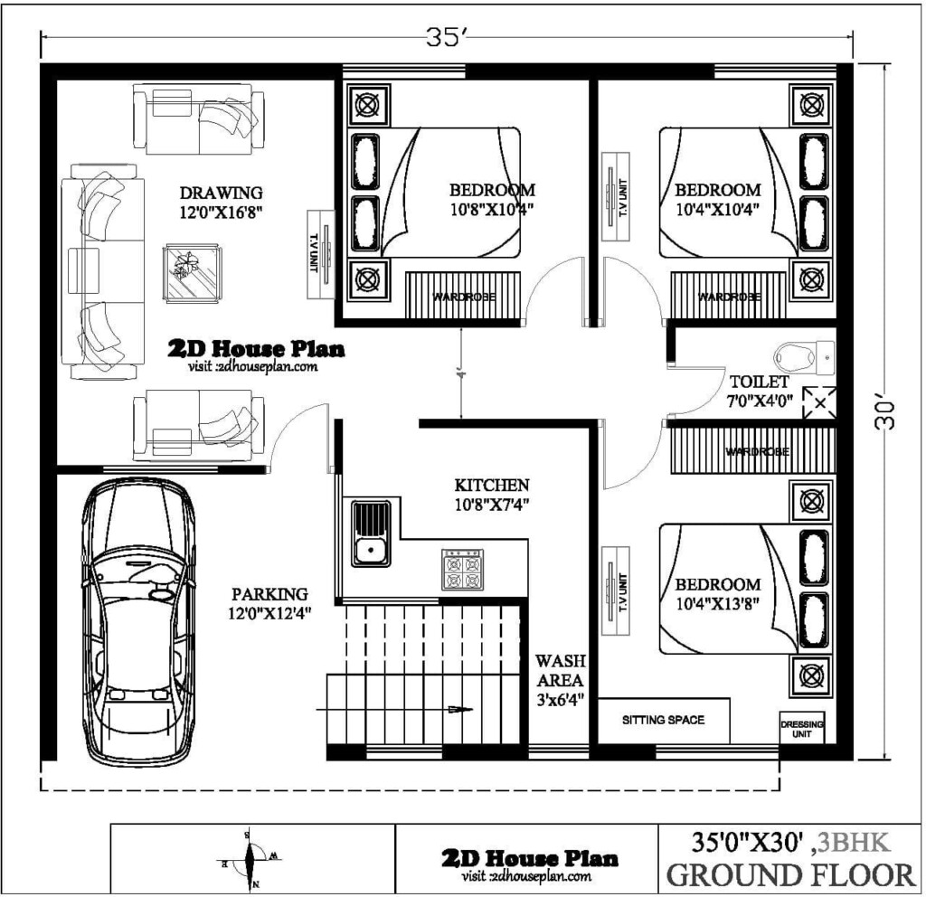 3 Bedroom House With Plans Www resnooze - Ground Floor Plan For Three Bedroom House