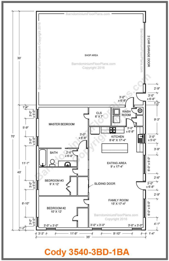 3 Bedroom Shop House Plans Lovely Barndominium Floor Plans House Plan  - 3 Bedroom Shop House Floor Plans