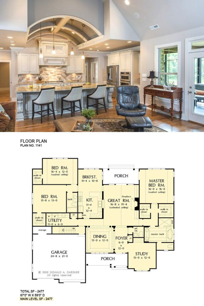 3 Bedroom Single Story The Sydney Rustic Home With Bonus Room Floor  - 3 Bedroom House With Bonus Room Floor Plans