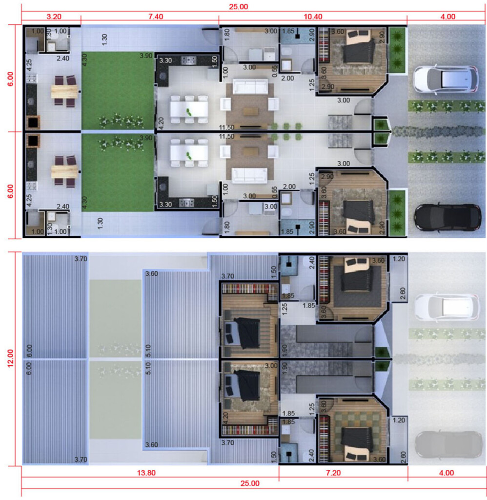 3 Bedroom Townhouse Floor Plan Plans Of Houses Models And Facades Of  - 3 Bedroom Town House Floor Plan