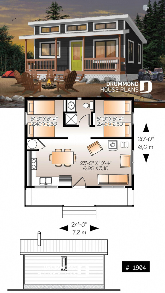 30 Open Concept Floor Plans For Small Homes HomeDecorish - Open Concept Two Bedroom Small House Floor Plans