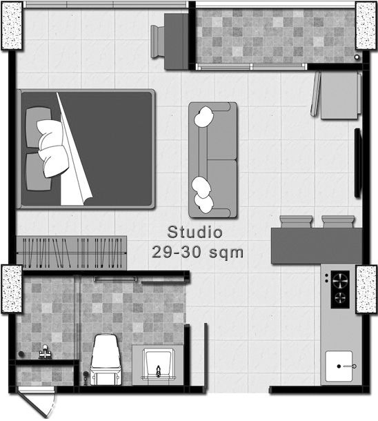 30 Sqm House Floor Plan Floorplans click - 2 Bedroom 30 Sqm House Floor Plan