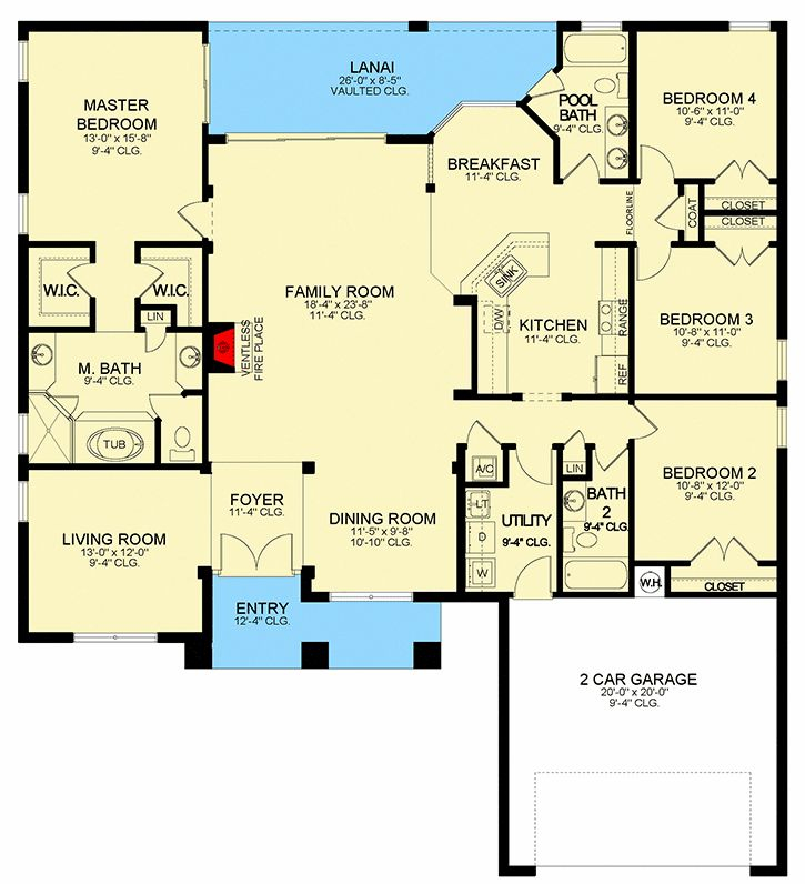 33 Most Excellent Divided Bedroom Floor Plan Real Home Plans - One Floor Split Bedroom House Plans 2000sf