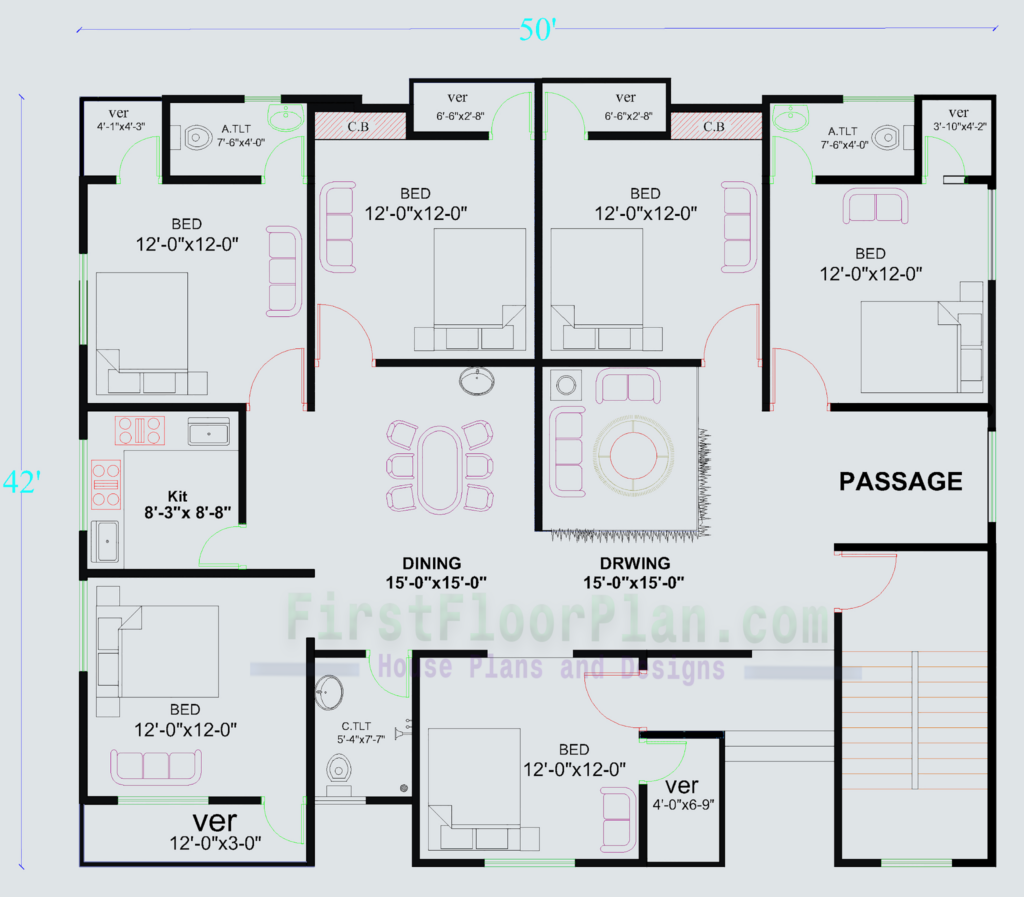 4 Bedroom 2000 Square Foot House Floor Plans Janel Star - 4 Bedroom House Plan First Floor