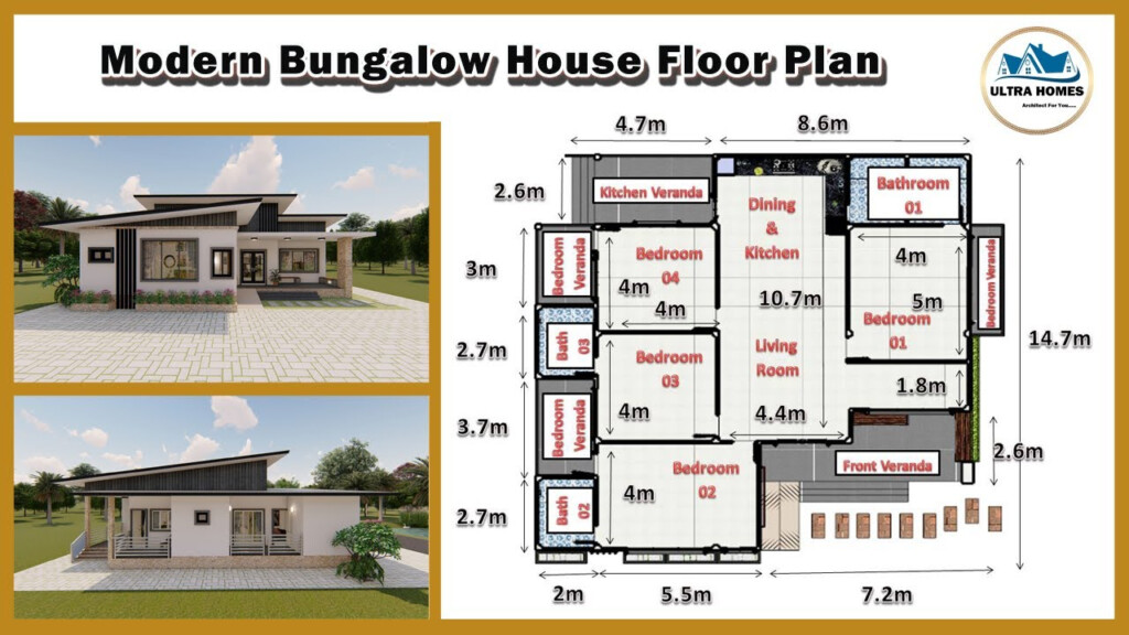 4 Bedroom Floor Plan Bungalow House Design Www resnooze - 4 Bedroom Bungalow House Design With Floor Plan