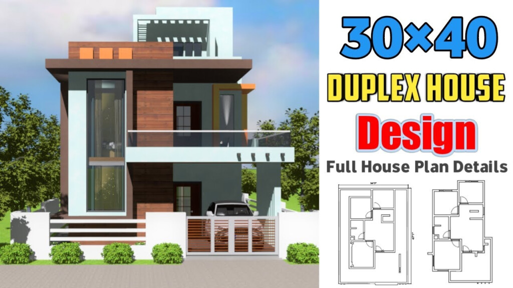 4 Bedroom Modern Duplex House Design Full Floor Plan Details 2023  - 4 Bedroom Duplex House Floor Plan