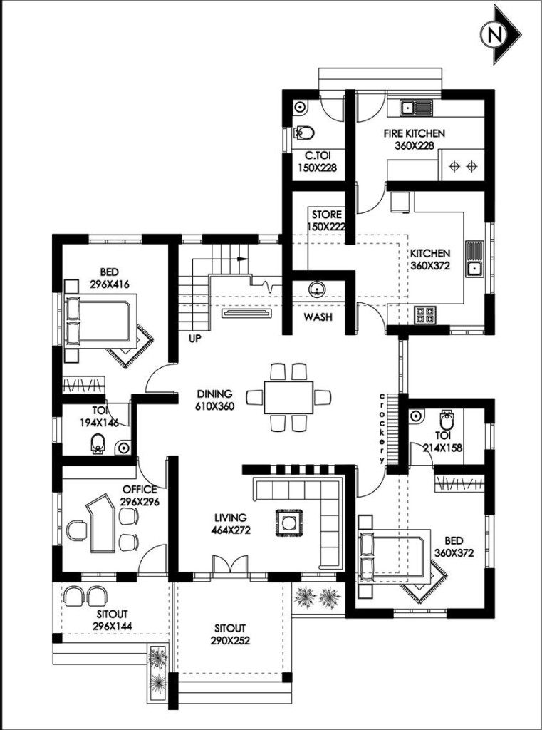 4 Bedroom Renovated Home Design With Free Plan Free Kerala Home Plans  - 4 Bedroom 2 Floor House Plan Kerala