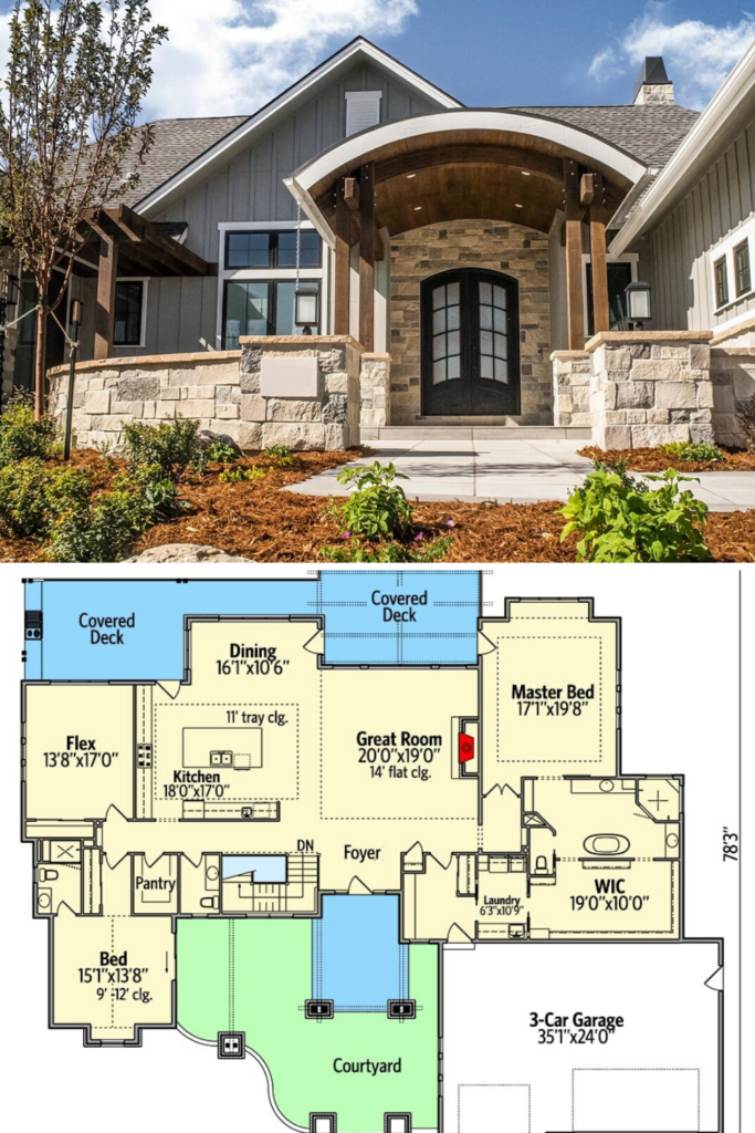 4 Bedroom Single Storey House Plans Printable Templates Free - 4 Bedroom House Floor Plans Single Story