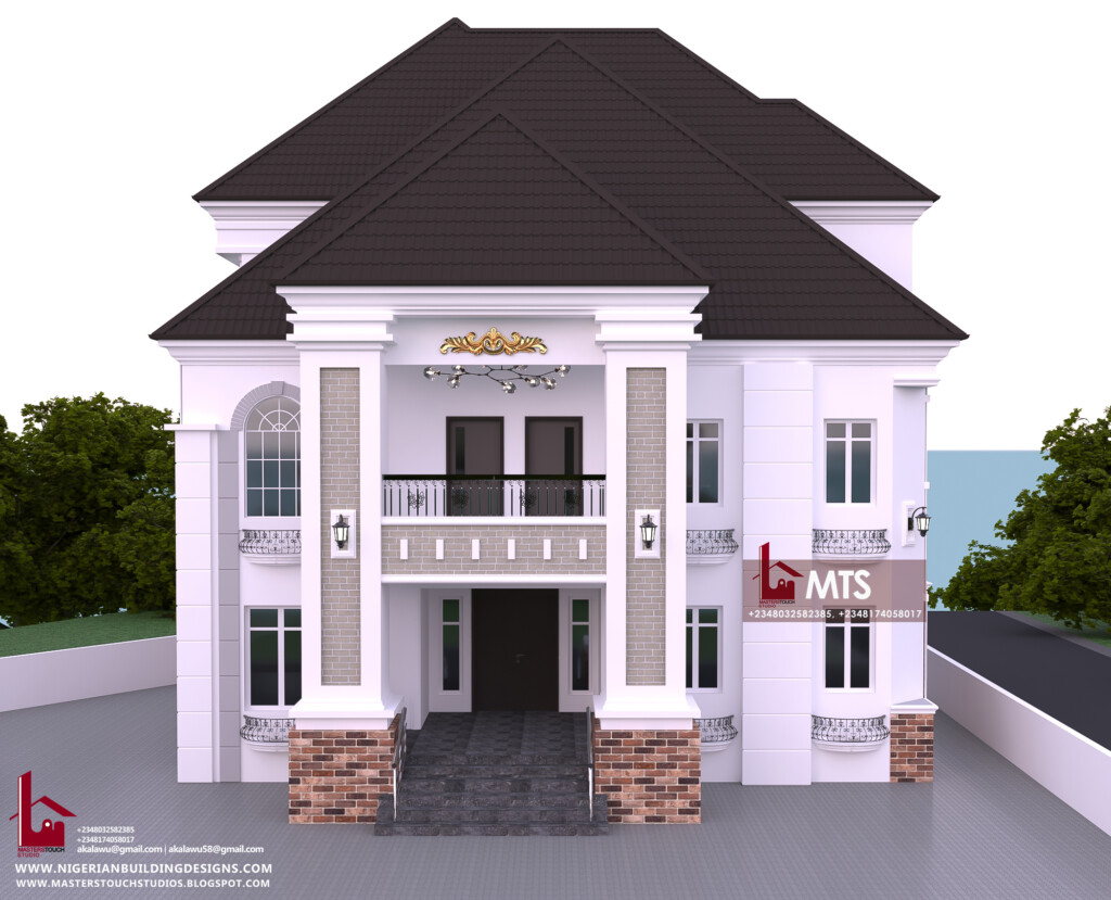 5 Bedroom Duplex With Pent Floor Rf Dp5004 Nigerian Building Designs - House Designs And Floor Plans 5 Bedrooms