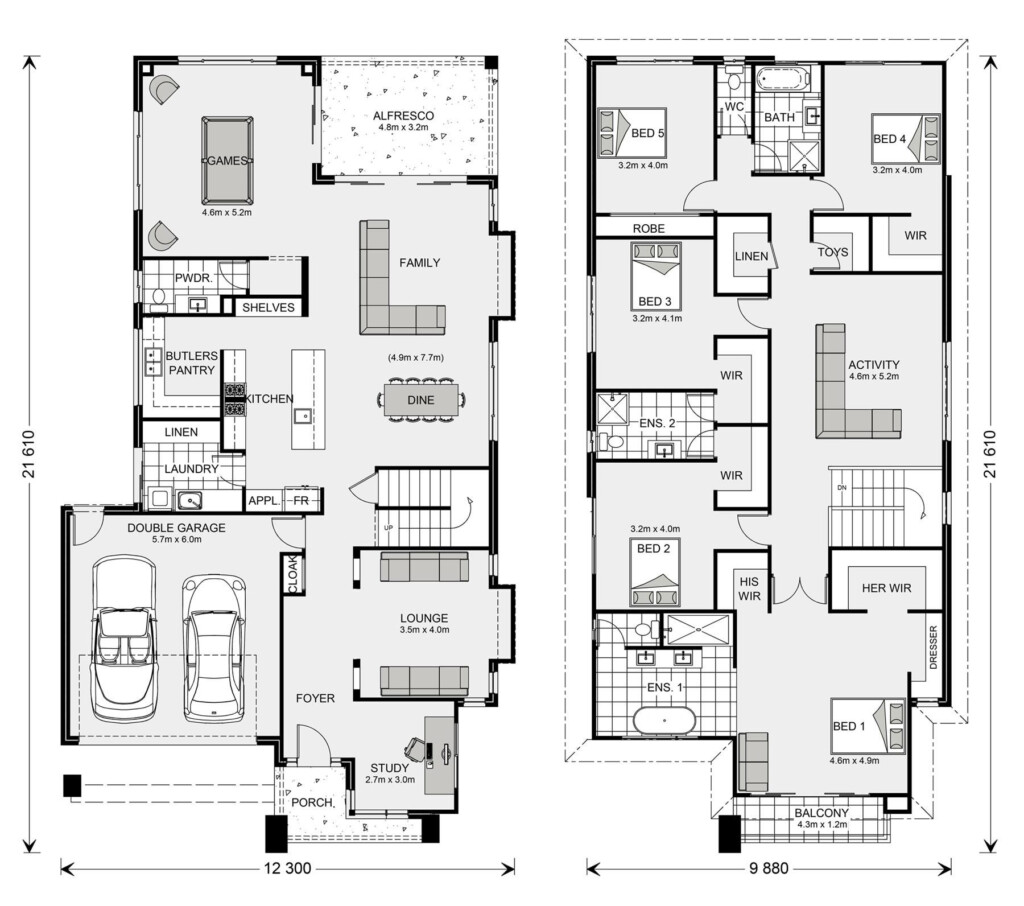 6 Bedroom 2 Story House Plans Creating The Perfect Home House Plans - 2 Story 6 Bedroom House Floor Plans