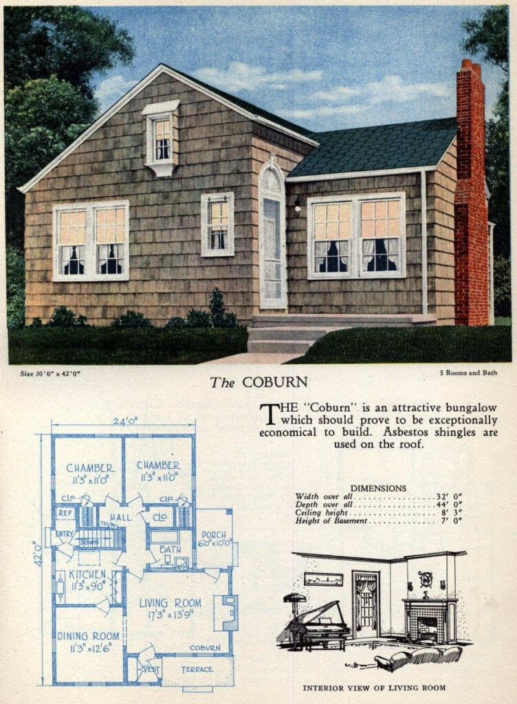 62 Beautiful Vintage Home Designs Floor Plans From The 1920s Click  - 3 Bedroom Old Houses 1920s Floor Plans