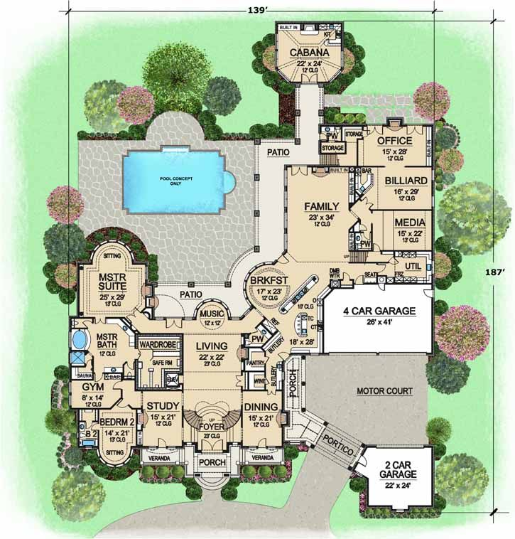 7 Bedroom House Floor Plans House Plans - 7 Bedroom House Floor Plans