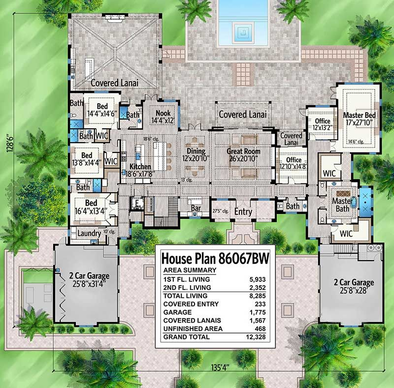 7 Bedroom House Floor Plans House Plans - 7 Bedroom House Floor Plans Uk