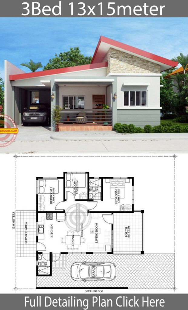 72 Charming 3 Roomed House Plan You Won t Be Disappointed - Three Bedroom House Floor Plan Quotes