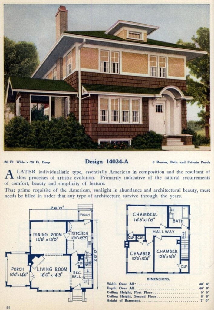 74 Beautiful Vintage Home Designs Floor Plans From The 1920s Click  - 3 Bedroom Old Houses 1920s Floor Plans