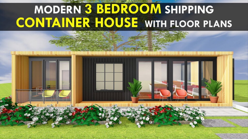 Amazing Shipping Container 3 Bedroom House Design With Floor Plans By  - 3 Bedroom Shipping Container House Floor Plans