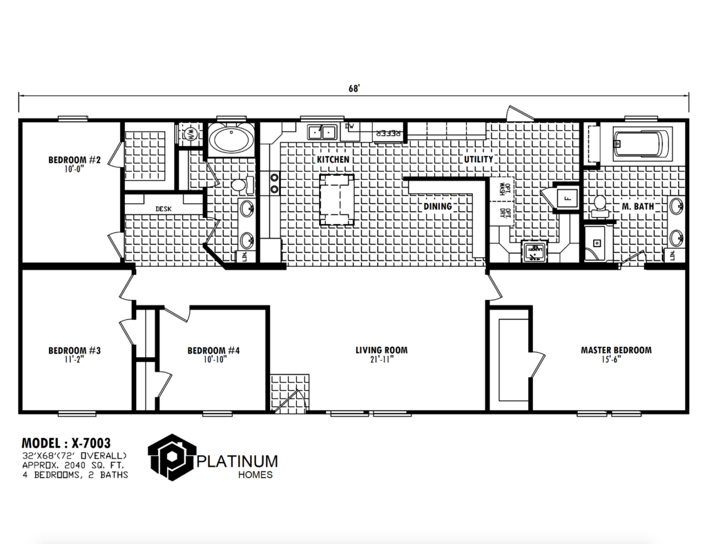 Beautiful 4 Bed 2 Bath 2040 Sq Foot Modular Home With Open Floor Plan  - 4 Bedroom House Open Floor Plan