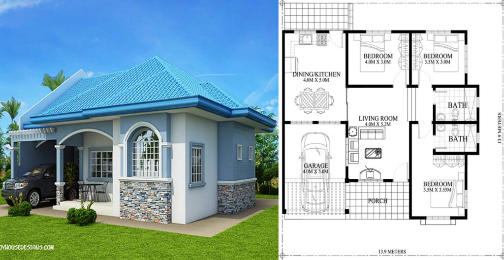 Bungalow House In The Philippines With Floor Plans At Ralph Frawley Blog - Floor Plan 3 Bedroom Bungalow House Philippines