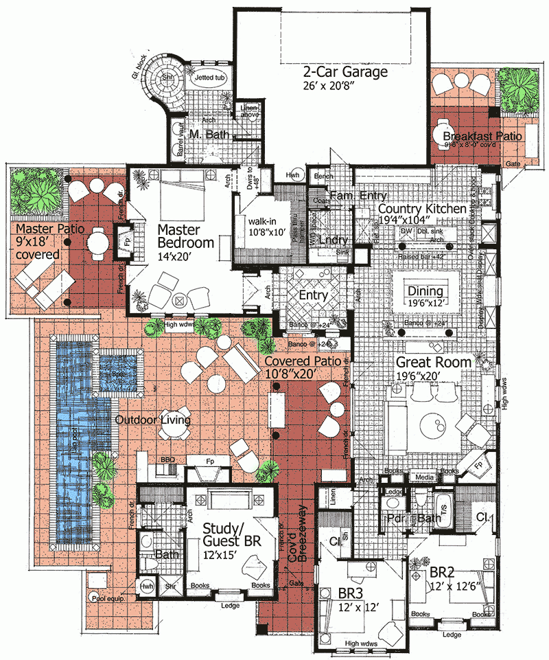 Casita Floor Plans In Arizona The Ultimate Guide Modern House Design - 4 Bedroom House With Pocket Office Floor Plans In Arizona