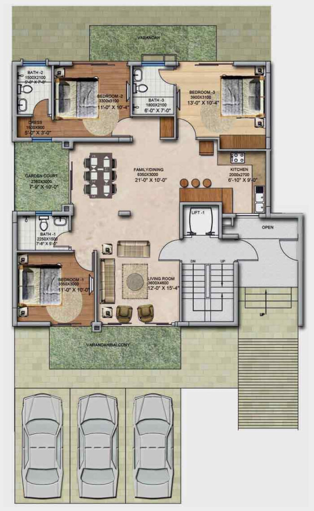 Check Out These 3 Bedroom House Plans Ideal For Modern Families - 3 Bedroom 2.5 Bath First Floor Laundry House Plans