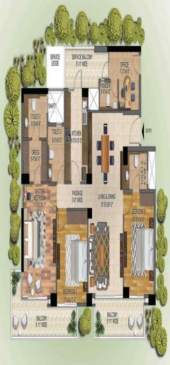 Check Out These 3 Bedroom House Plans Ideal For Modern Families - Fracy Three Bedroom House Floor Plan