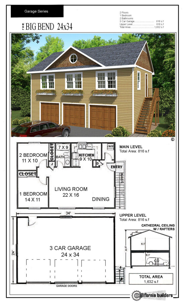 Classic 2 Bedroom Carriage House Plan Artofit - Two Bedroom Carriage House Floor Plans