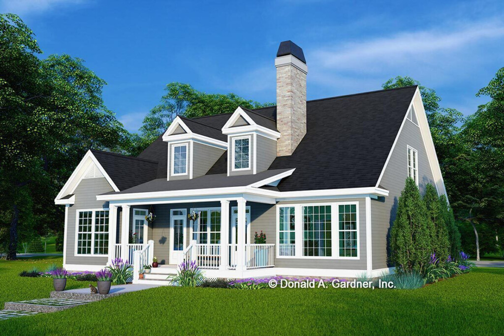 Classic Cape Cod Home Plan With First Floor Master Suite 444005GDN  - Cape Cod House Plans With First Floor Master Bedroom