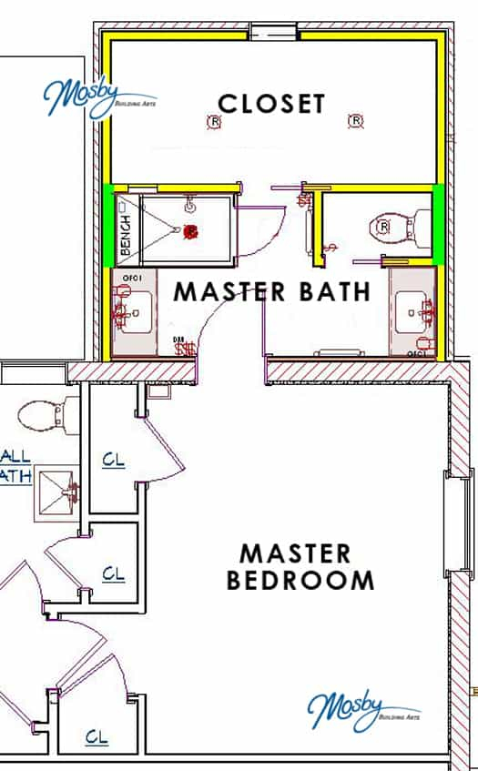 Create A Master Suite With A Bathroom Addition Add A Bathroom - Floor Plans For Bedroom With Bathroom Addition To Ranch House