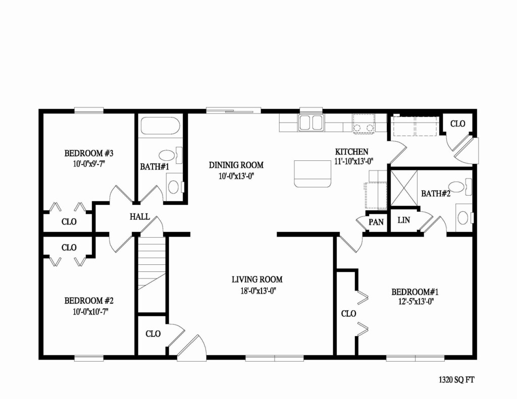 Designing The Perfect 3 Bedroom Ranch House Plan House Plans - Floor Plans For 3 Bedroom Ranch House