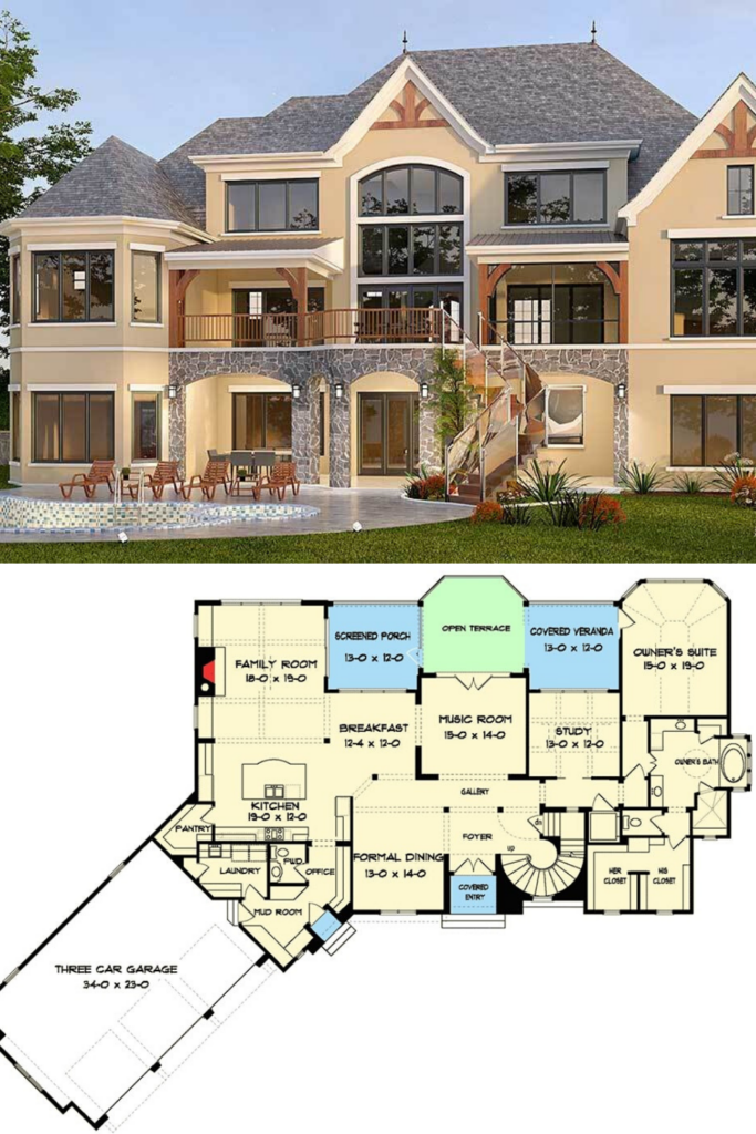 Dream House 5 Bedroom House Plans 2 Story Homes Built From 5 Bedroom  - 2 Floor 5 Bedroom House Plan