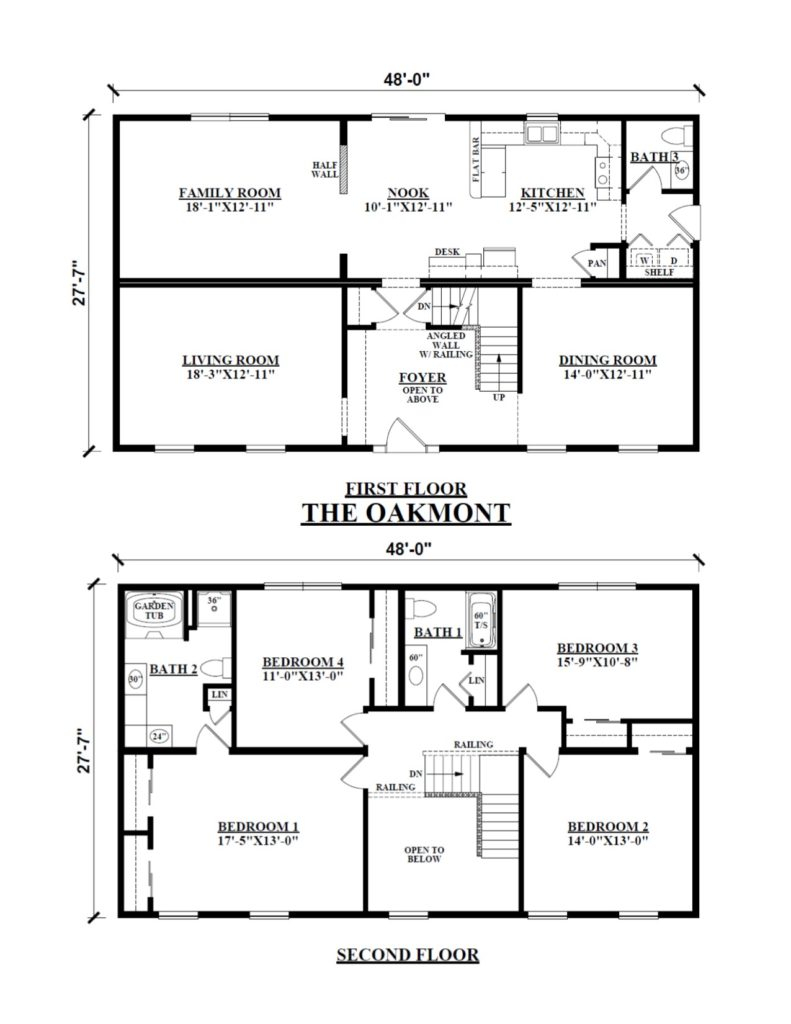 Exploring Two Story House Floor Plans House Plans - One Bedroom Two Story House Floor Plan With Bedroom Upstairs