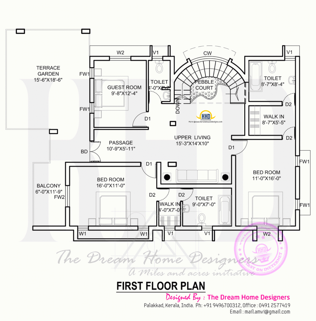 First Floor Plan And Ground Plan Floor Plan Ground Contemporary Plans  - First Floor Bedroom House Plans