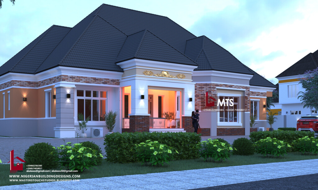 Floor Plan 4 Bedroom Bungalow House Plans In Nigeria Viewfloor co - 4 Bedroom Bungalow House Floor Plans In Nigeria