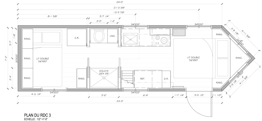 Floor Plans For Tiny House On Wheels House Plans - 2 Bedroom Tiny House On Wheels Floor Plans