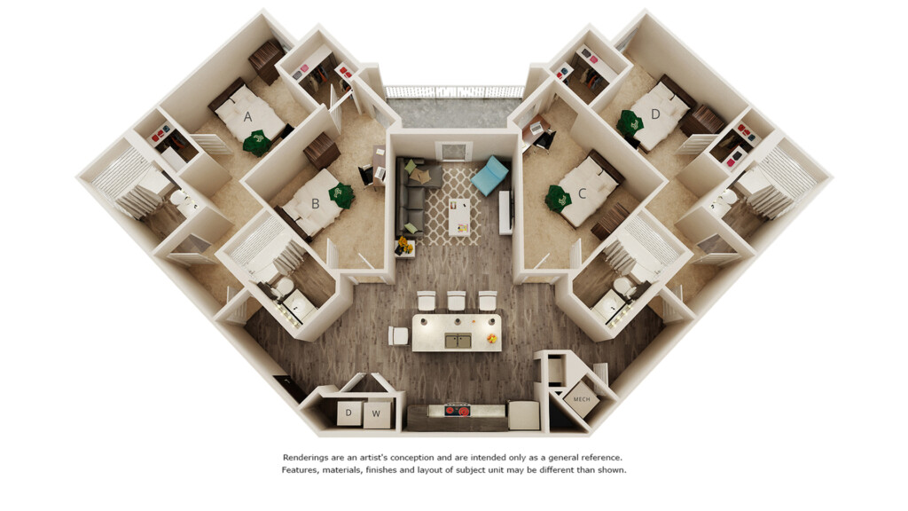 Four Bedroom Apartment Floor Plan Viewfloor co - 4-bedroom-apartment-house-floor-plans